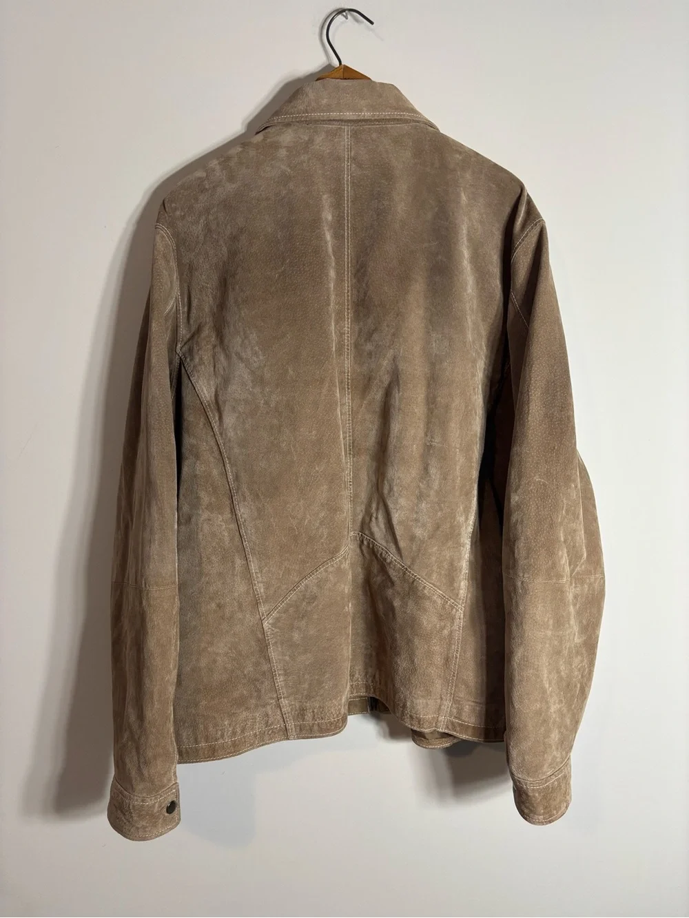 Wilsons Leather Brown Suede Jacket XL Tall